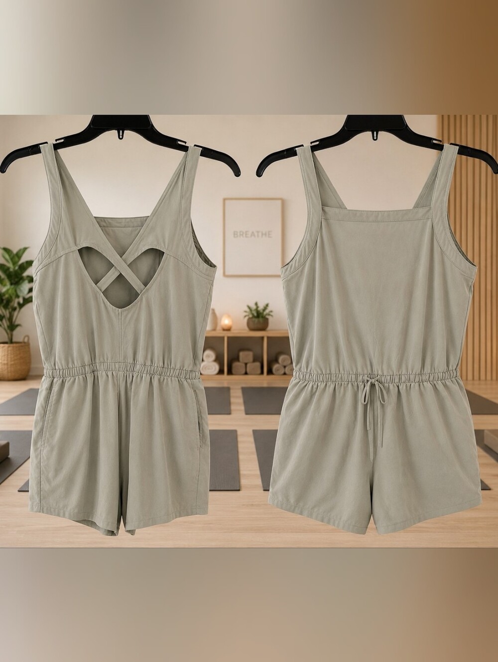 All in Motion Sage Green Active Romper XL  READ DESCRIPTION FOR SIZING!!